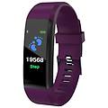 - acitivity tracker resistente all'acqua ip67 bluetooth cardiofrequenzimetro colore viola