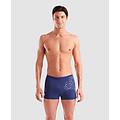 shorts da bagno uomo navy-white