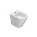 bidet a terra in ceramica 52x36 cm globo forty3 fo010bi bianco ceramica