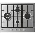 chg6d4wx piano cottura a gas 4 zone griglie in ghisa 60 cm acciaio inox