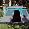 - tenda a cupola da campeggio 4 persone blu a rilascio rapido