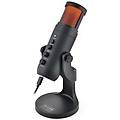 microfono the g-lab k-mic-natrium usb cardioide con controllo volume e retroilluminazione