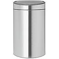 pattumiera next recycle manuale grigio inox 33 l