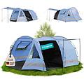 tenda campeggio familiare kambo 6 persone outdoor 1 x cabine tunnel