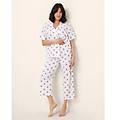 pantalone lungo del pigiama con stampa cherry / bianco ottico / m bianco ottico