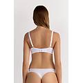 reggiseno a balconcino francesca in microfibra ultralight donna bianco taglia 5b
