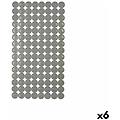 - tappetino antiscivolo da doccia grigio pvc 68 x 36 x 1 cm (6 unità)