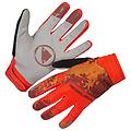 guanti lunghi singletrack arancione rosso chiaro l