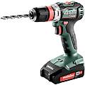 trapano avvitatore metabo bs 18 l bl q + 2 batterie + caricabatterie + custodia