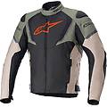 t-jaws v3 giacca mototessera impermeabile nero verde m
