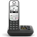 a690a cordless display 2'' vivavoce rubrica segreteria telefonica nero