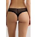 brasiliana con pizzo floreale donna nero taglia 4