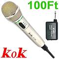 - microfono wireless e con cavo filo 2 in 1 per karaoke cantare 309