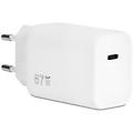 caricatore adattatore universale 1 porta type-c pd67 qc 3. 0 gan 67w pps bianco