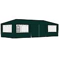 - gazebo professionale con pareti 4x9 m verde 90 g / m²