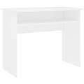 scrivania in compensato bianco 90x50x74 cm