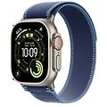 watch ultra 3 gps + cellular 49mm cassa titanio con trail loop blu/blu acceso m/l (mewu4ql/a)