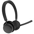 wireless voip headset auricolare a padiglione ufficio bluetooth nero