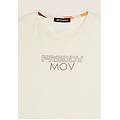 t-shirt regular con stampa metallizzata cannoli cream donna medium