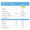 scaldabagno scaldino elettrico verticale extra+ v250 50 litri