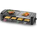 rg 9645 raclette party grill multifunzione 1400w