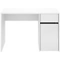 scrivania bali con cassetto e anta 74 5x110x50cm bianca
