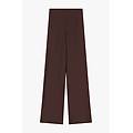 pantaloni ampi effetto satin a vita alta