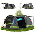tenda campeggio familiare kambo 4 persone outdoor 1x cabine tunnel