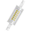 lampadina led tubolare r7s bianco caldo 7 w 806 lm