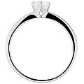 anello solitario diamade oro bianco diamante lab-grown collezione diamade misura 58 oro bianco