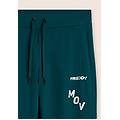 pantaloni sportivi regular con stampa mov dark sea donna medium