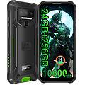 wp23 plus 4g smartphone robusto 6 52 8 gb/256 gb 10600 mah android 14 verde