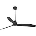 ventilatore da soffitto just fan con telecomando 32w nero
