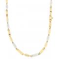 collana uomo oro giallo bianco gl100366