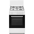sn554wg cucina a gas 4 fuochi forno a gas larghezza x profondità 50x50 cm colore bianco