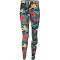 pantaloni push up wr. up tessuto traspirante ecologico floreale allover flower donna small