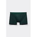 boxer in cotone mercerizzato filo premium con logo uomo verde taglia 6