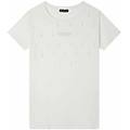 t-shirt w donna white l