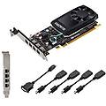 scheda grafica quadro p1000 4gb gddr5 low profile pcie x16 3. 0