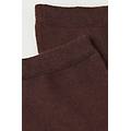 calze corte con bordo lavorato donna marrone 36-38