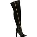 stivali overknee neri in naplack tacco 10 5 cm