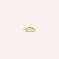 orecchini a cerchio toujours oro giallo cubic zirconia collezione toujours oro giallo