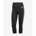 calzamaglia 3/4 essentials 3 stripes nero bianco donna l