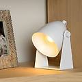 lampada da tavolo chago in metallo colore bianco