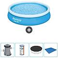 - piscina fuori terra in giro 366x76 cm blu include accessori coordinati cb52