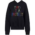 bluebella bb x ashish felpa con cappuccio this is a protest