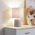 lampada da tavolo thalassia bianco ø 26 cm ceramica