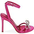 sandali bow fucsia in raso 10 5 cm