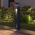 lampione a led ivrea nero alluminio ip67