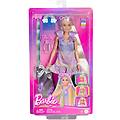 mattel bambola fun & fancy con lunghissimi capelli biondi